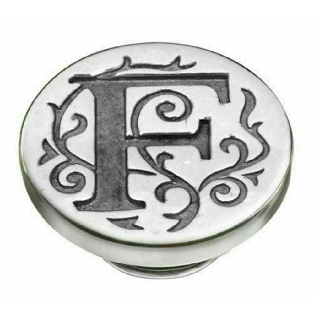 Kameleon KJP06Si Sterling Silver Initial F Letter JewelPop Only Authentic New